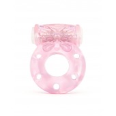 Розовое эрекционное виброкольцо с бабочкой - 1137 - в Дзержинске купить с доставкой