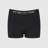 Черные трусики-боксеры для фиксации насадок Strap-on-me Harness Lingerie Allure - size XL - Strap-on-me - купить с доставкой в Дзержинске