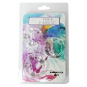 Набор из 3 эрекционных прозрачных колец - Boys of Toys - в Дзержинске купить с доставкой