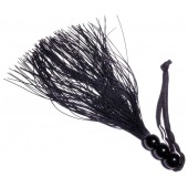 Черная силиконовая плетка - 25,4 см. - Boys of Toys - купить с доставкой в Дзержинске