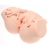 Телесный мастурбатор-полуторс Barbie - Naked Factory - в Дзержинске купить с доставкой