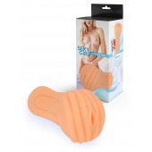 Эластичный мастурбатор в виде вагины телесного цвета - Sexy Girl - в Дзержинске купить с доставкой