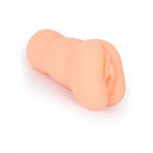 Телесный мастурбатор-вагина с 2 эрекционными кольцами в комплекте - Sexy Girl - в Дзержинске купить с доставкой