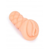 Телесный мастурбатор-вагина с вибропулей и эрекционными кольцами в комплекте - Sexy Girl - в Дзержинске купить с доставкой