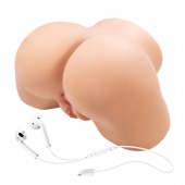 Телесный мастурбатор Olivia с 2 любовными отверстиями - Baile - в Дзержинске купить с доставкой