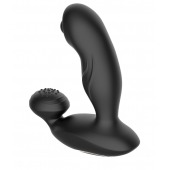 Черный вибромассажер простаты с вращающимся шариком - Secwell - в Дзержинске купить с доставкой