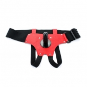 Красные трусики со штырьком для насадки - БДСМ Арсенал - купить с доставкой в Дзержинске