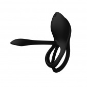 Черное эрекционное виброкольцо Bayek с пультом ДУ - Zalo - в Дзержинске купить с доставкой