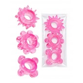 Комплект из 3 розовых эрекционных колец - Erowoman-Eroman - в Дзержинске купить с доставкой
