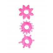 Комплект из трех розовых эрекционных колец - Erowoman-Eroman - в Дзержинске купить с доставкой