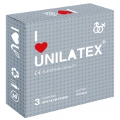 Презервативы с точками Unilatex Dotted - 3 шт. - Unilatex - купить с доставкой в Дзержинске