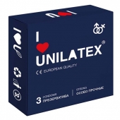 Ультрапрочные презервативы Unilatex Extra Strong - 3 шт. - Unilatex - купить с доставкой в Дзержинске