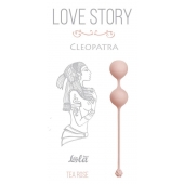 Розовые вагинальные шарики Cleopatra Tea Rose - Lola Games