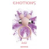 Розовое эрекционное виброколечко Emotions Minnie Light pink - Lola Games - в Дзержинске купить с доставкой