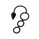 Тройное эрекционное кольцо с анальным хвостом Drop S-size - Erotist Adult Toys - в Дзержинске купить с доставкой