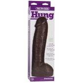 Большая насадка для трусиков Vac-U-Lock Realistic Hung - 31,7 см. - Doc Johnson - купить с доставкой в Дзержинске