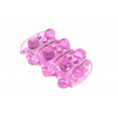 Розовая насадка на пенис Rings Armour - Lola Games - в Дзержинске купить с доставкой