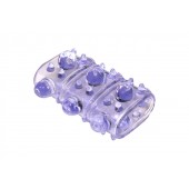 Фиолетовая насадка на пенис Rings Armour - Lola Games - в Дзержинске купить с доставкой