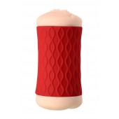 Двухсторонний мастурбатор JOS  NADIN в красном цилиндре - JOS - в Дзержинске купить с доставкой