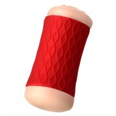 Двухсторонний мастурбатор JOS  NADIN в красном цилиндре - JOS - в Дзержинске купить с доставкой