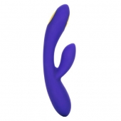 Фиолетовый вибратор с функцией электростимуляции Intimate E-Stimulator Dual Wand - 21,5 см. - California Exotic Novelties - купить с доставкой в Дзержинске