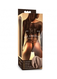 Коричневый мастубратор-вагина Nicole s Kitty - Blush Novelties - в Дзержинске купить с доставкой