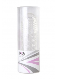 Прозрачная закрытая гелевая насадка - 13,5 см. - Toyfa Basic - в Дзержинске купить с доставкой