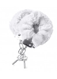 Наручники с белой меховой опушкой - ToyFa - купить с доставкой в Дзержинске