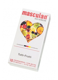 Жёлтые презервативы Masculan Ultra Tutti-Frutti с фруктовым ароматом - 10 шт. - Masculan - купить с доставкой в Дзержинске