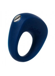 Синее эрекционное кольцо на пенис Satisfyer Ring 2 - Satisfyer - в Дзержинске купить с доставкой