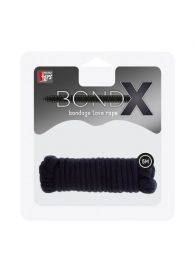 Чёрная веревка для связывания BONDX LOVE ROPE - 5 м. - Dream Toys - купить с доставкой в Дзержинске