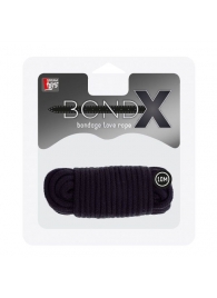 Черная веревка для связывания BONDX LOVE ROPE - 10 м. - Dream Toys - купить с доставкой в Дзержинске