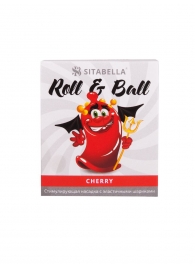 Стимулирующий презерватив-насадка Roll   Ball Cherry - Sitabella - купить с доставкой в Дзержинске