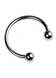 Серебристая подкова на головку пениса - ToyFa - купить с доставкой в Дзержинске