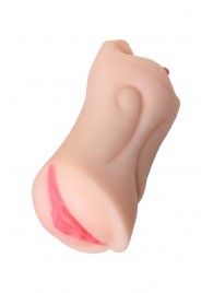 Телесный двусторонний мастурбатор Fruity Tongue - ротик и вагина - ToyFa - в Дзержинске купить с доставкой