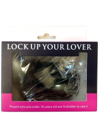 Черные меховые наручники Love с ключиками - Baile - купить с доставкой в Дзержинске