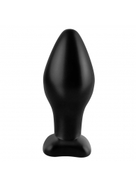 Черная анальная пробка среднего размера Large Silicone Plug - 13 см. - Pipedream