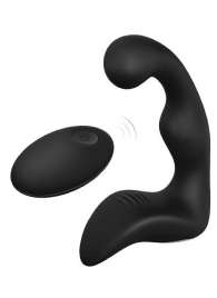 Черный вибромассажер простаты REMOTE BOOTY PLEASER - Dream Toys - в Дзержинске купить с доставкой