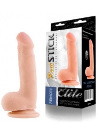 Реалистичный перезаряжаемый вибратор с пультом ДУ - 13 см. - ToyFa