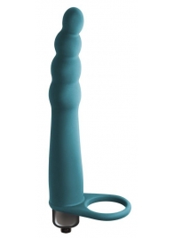 Зеленая вибронасадка для двойного проникновения Bramble - 16,5 см. - Lola Games - купить с доставкой в Дзержинске