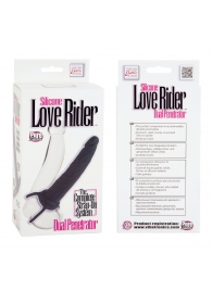 Насадка на пенис Silicone Love Rider Dual Penetrator для двойного проникновения - 14 см. - California Exotic Novelties - в Дзержинске купить с доставкой