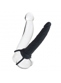 Насадка на пенис Silicone Love Rider Dual Penetrator для двойного проникновения - 14 см. - California Exotic Novelties - в Дзержинске купить с доставкой