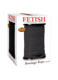 Черная веревка для связывания Bondage Rope - 60,9 м. - Pipedream - купить с доставкой в Дзержинске