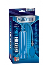 Синяя вакуумная помпа MENZSTUFF PENIS ENLARGER - Dream Toys - в Дзержинске купить с доставкой