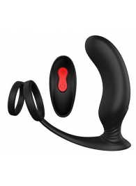 Черный массажер простаты REMOTE P-PLEASER - Dream Toys - в Дзержинске купить с доставкой