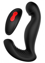 Черный вибромассажер простаты SWIRLING P-PLEASER - Dream Toys - в Дзержинске купить с доставкой