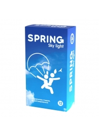 Ультратонкие презервативы SPRING SKY LIGHT - 12 шт. - SPRING - купить с доставкой в Дзержинске