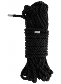 Черная веревка для бондажа BONDAGE ROPE - 10 м. - Dream Toys - купить с доставкой в Дзержинске