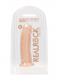 Телесный фаллоимитатор без мошонки Silicone Dildo Without Balls - 19,2 см. - Shots Media BV