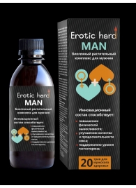 Мужской биогенный концентрат для усиления эрекции Erotic hard Man - 250 мл. - Erotic Hard - купить с доставкой в Дзержинске